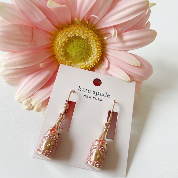 kate spade Jewelry - Kate Spade Champagne 🍾 Earrings Bran New